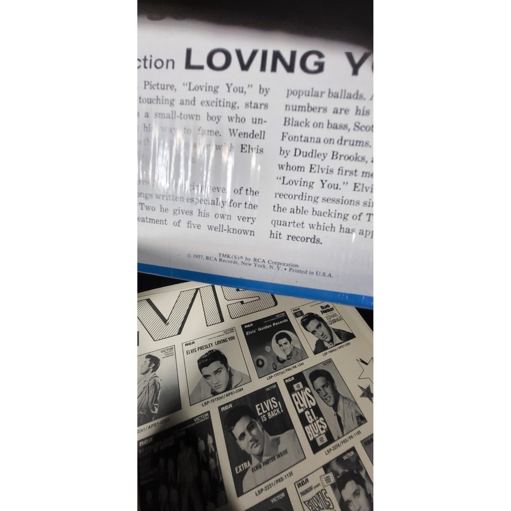 ELVIS PRESLEY LSP-1515(e) LOVING YOU RARE REISSUE NM TO MINT Shrink Price Sticke - Picture 8 of 10